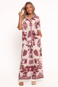 Karva Pant - Leaf Print