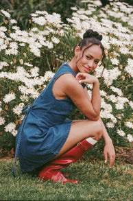 Katina Mini Dress - Denim