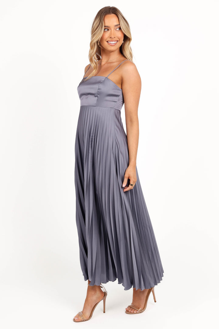 Collective Dress - Keegan Maxi Dress - Steel Gray sixth image