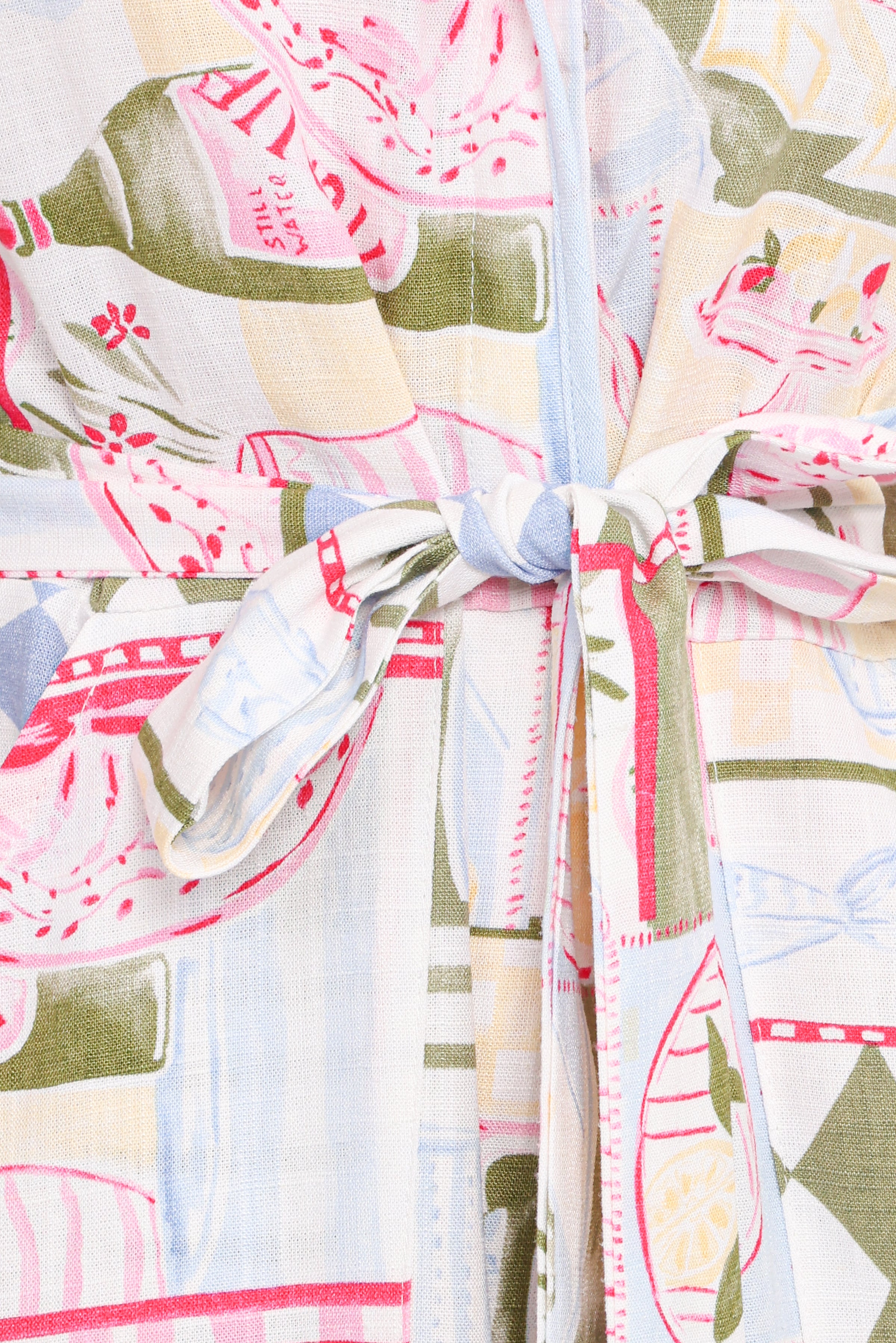 Kensie Tie Waist Playsuit - Italia