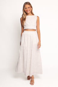 Kimora Maxi Skirt - White