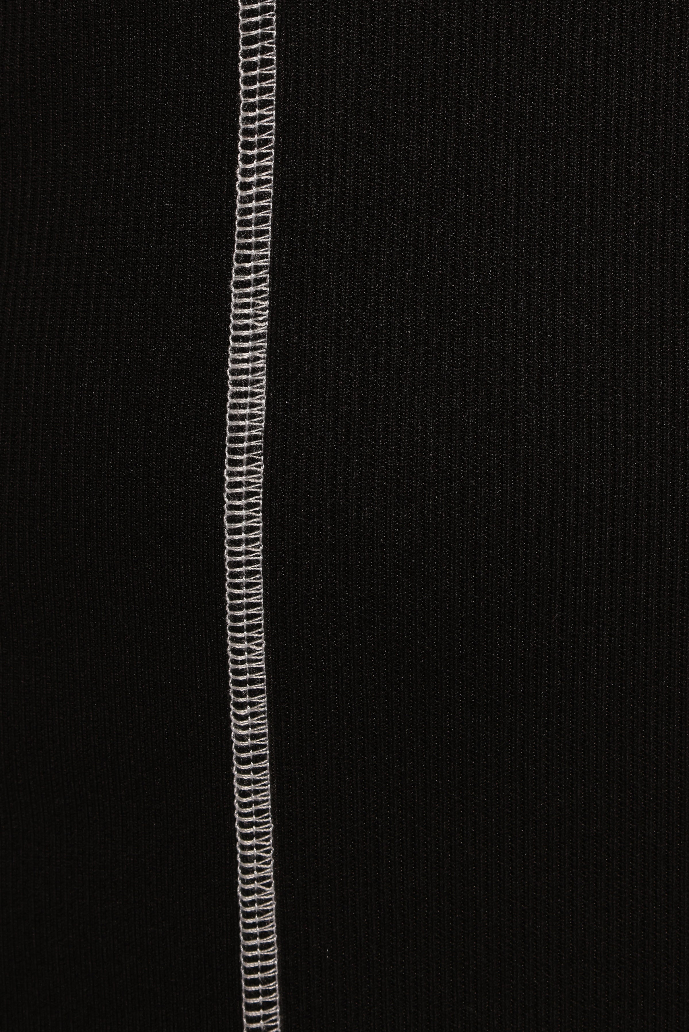 Kyrie Midi Dress - Black White