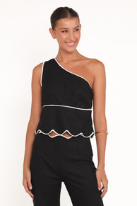 Lacy Pant Set - Black