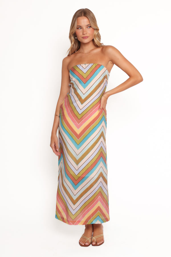 Lane A-Line Maxi Dress - Multi