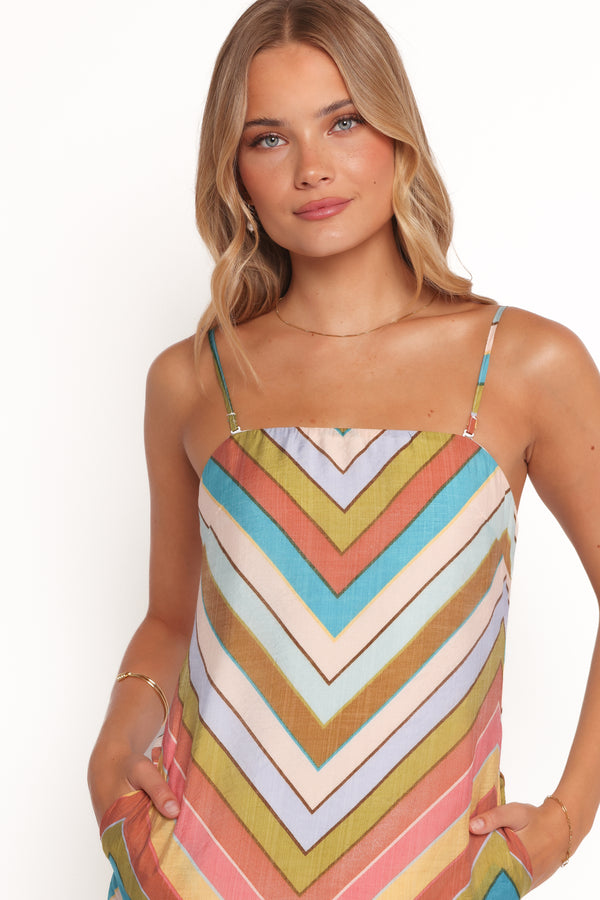 Lane A-Line Maxi Dress - Multi