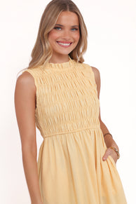 Lanna Maxi Dress - Butter Yellow