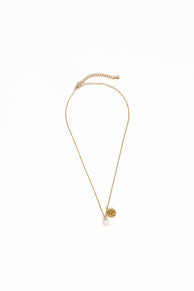 Lavinia Necklace - Gold/Pearl