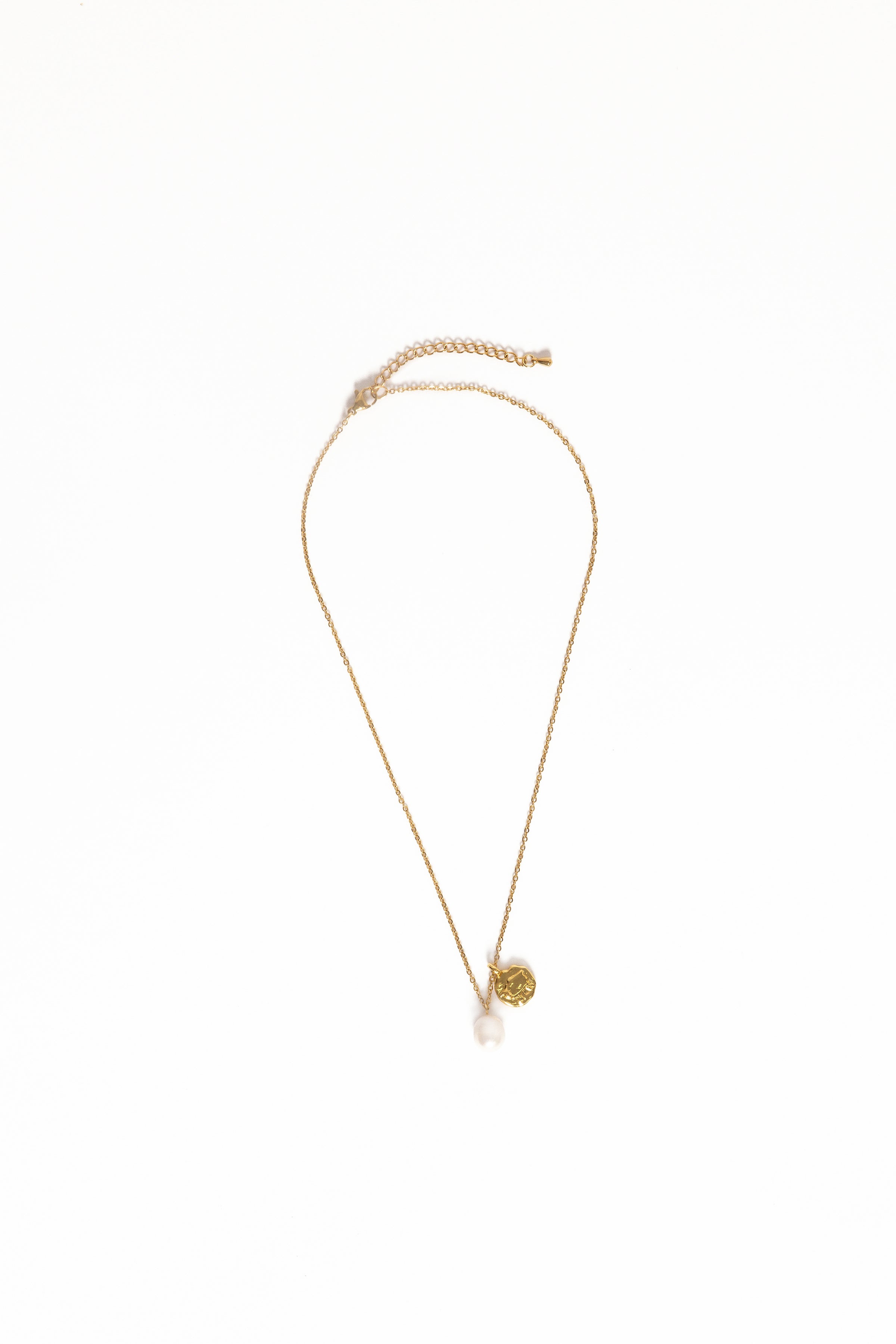 Lavinia Necklace - Gold/Pearl
