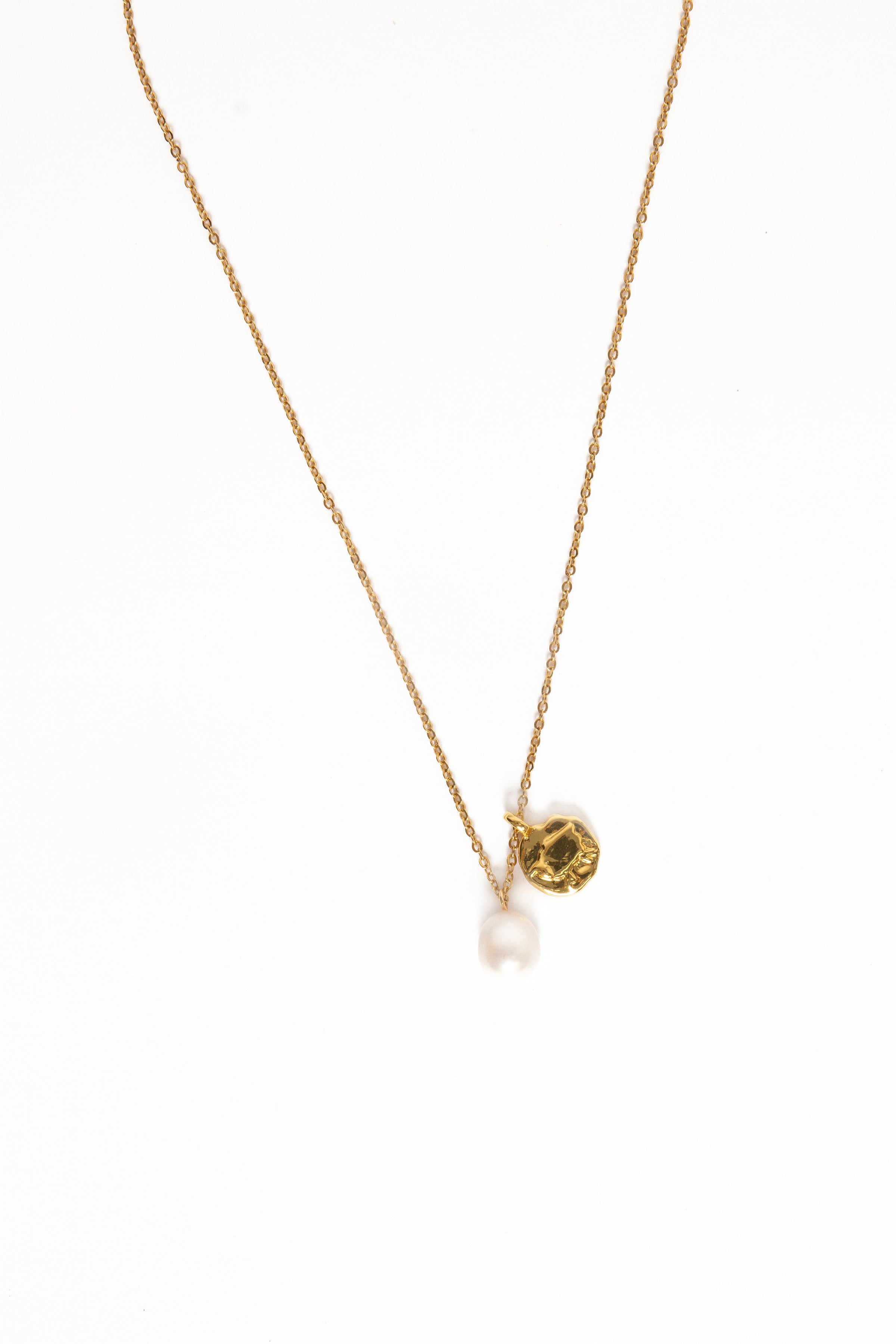 Lavinia Necklace - Gold/Pearl