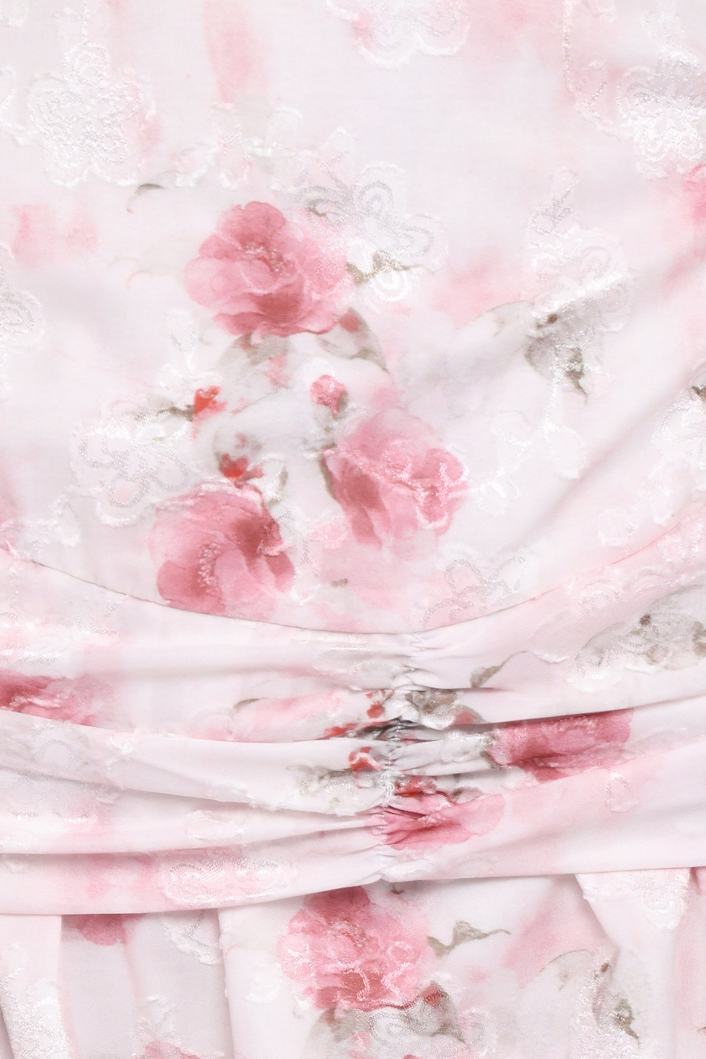 Lelia Halterneck Midi Dress - Pink Floral