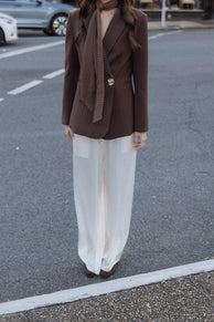 Leo Blazer - Chocolate Brown