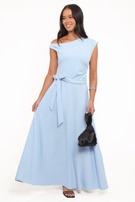 Leonie Dress - Pale Blue