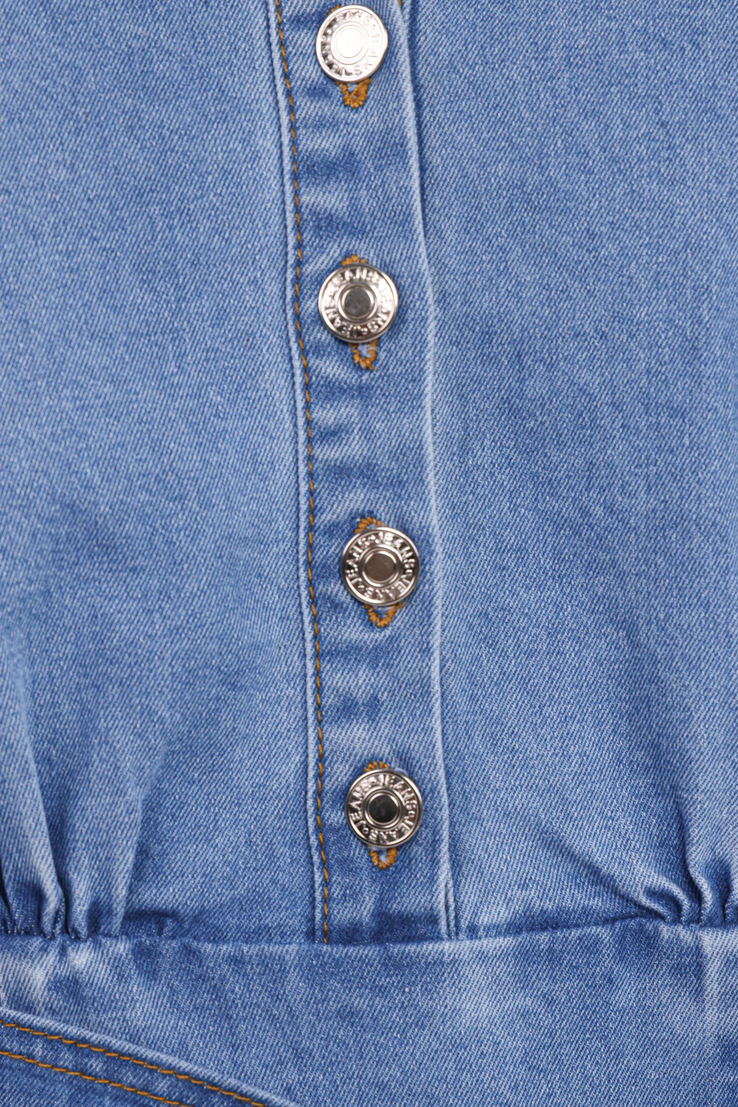 Leyton Mini Dress - Denim Chambray