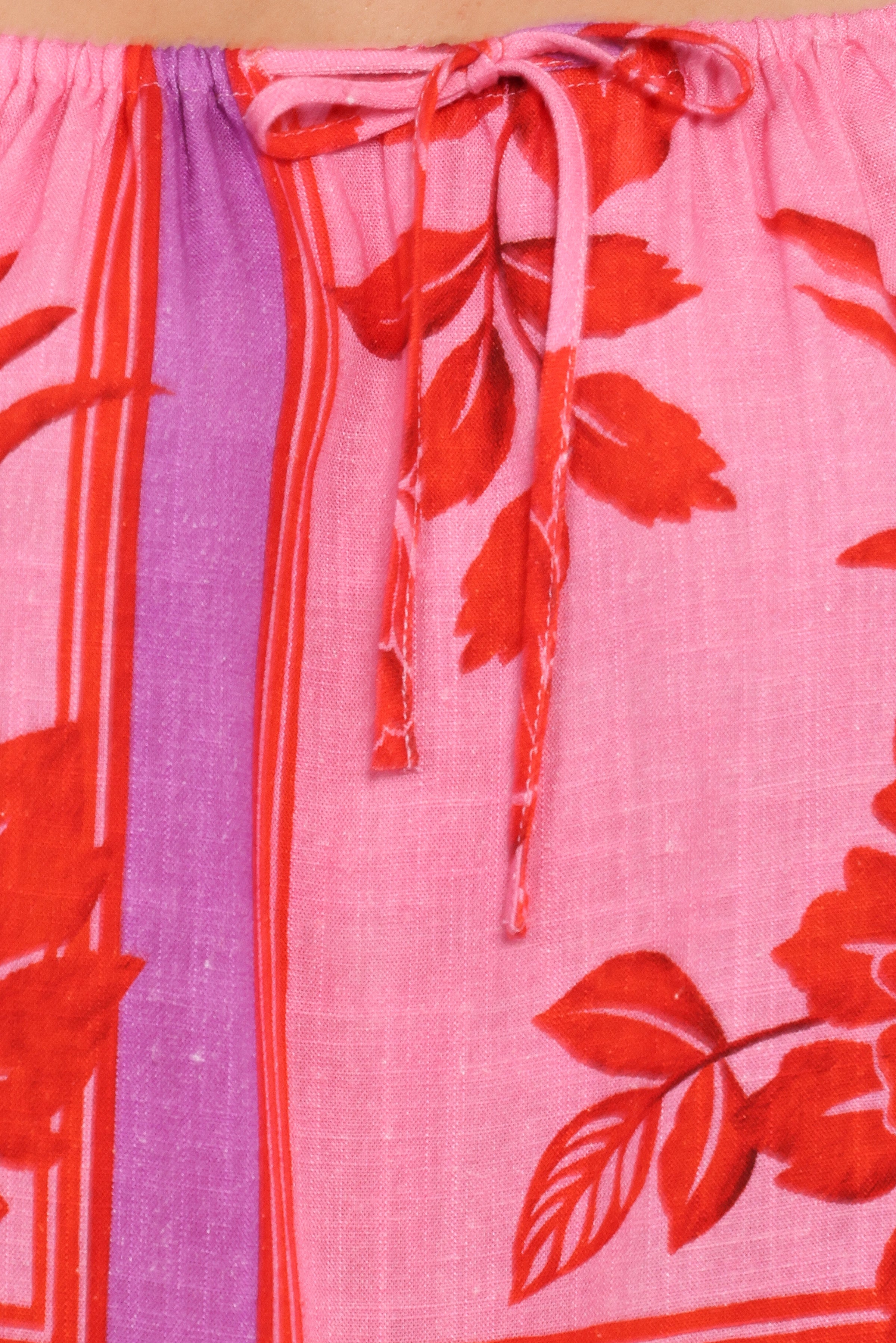 Lilith Mini Dress - Pink Tile