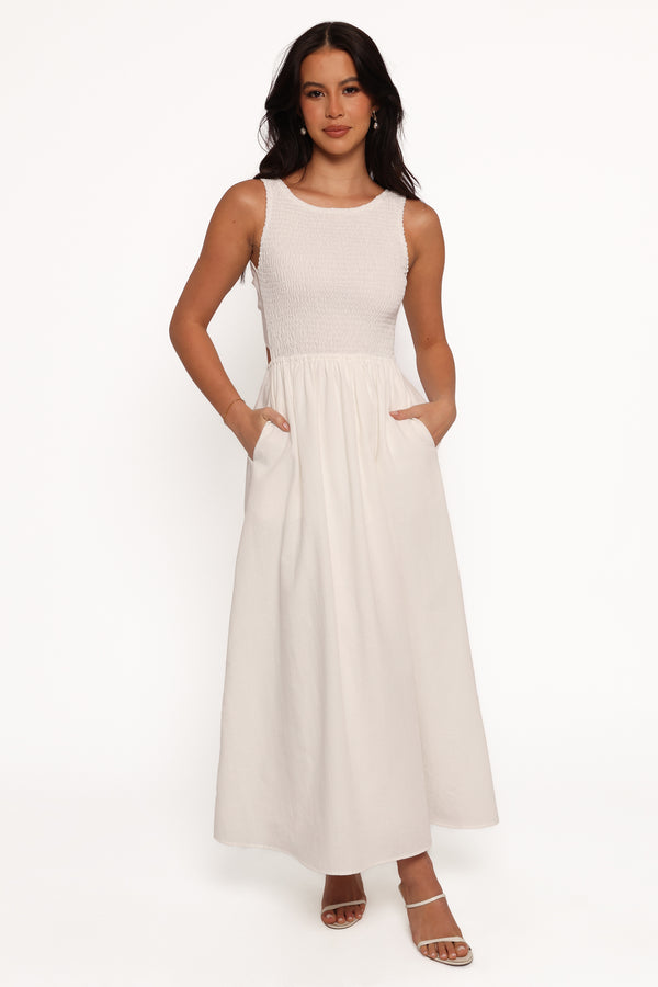 Lillie Maxi Dress - White