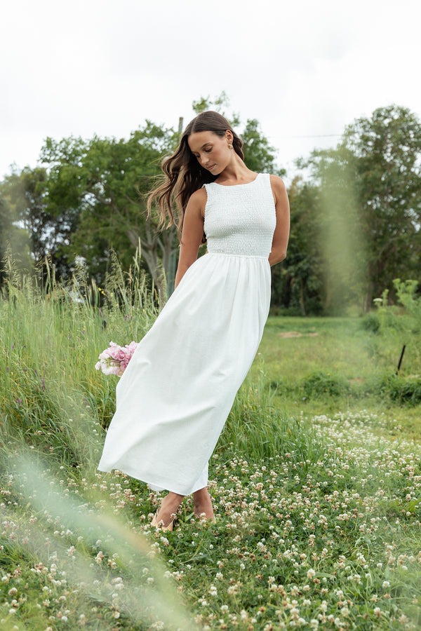 Lillie Maxi Dress - White