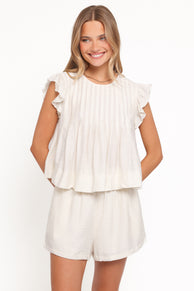 Lizzy Short Set - Ivory