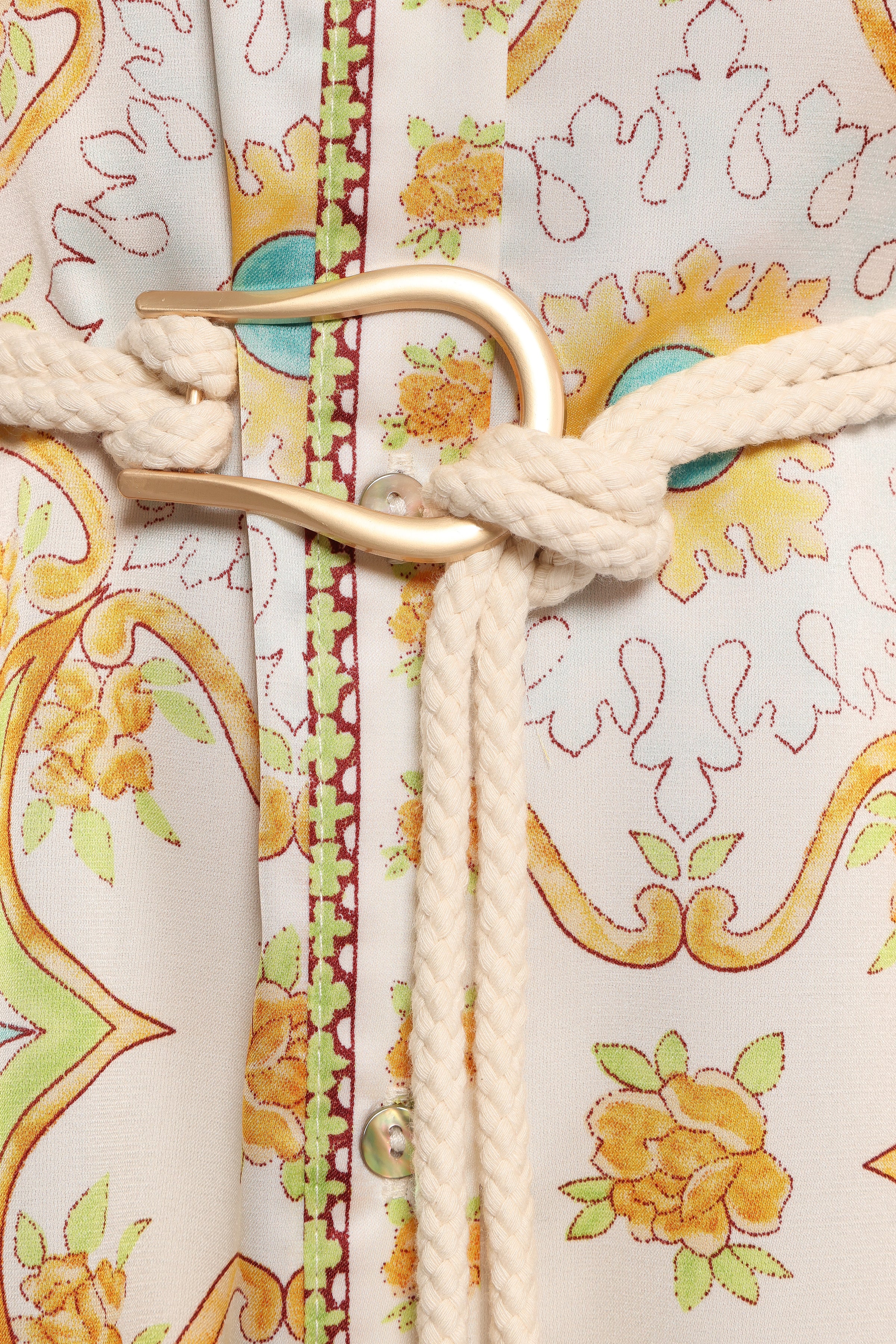 Lorena Maxi Dress - White Multi