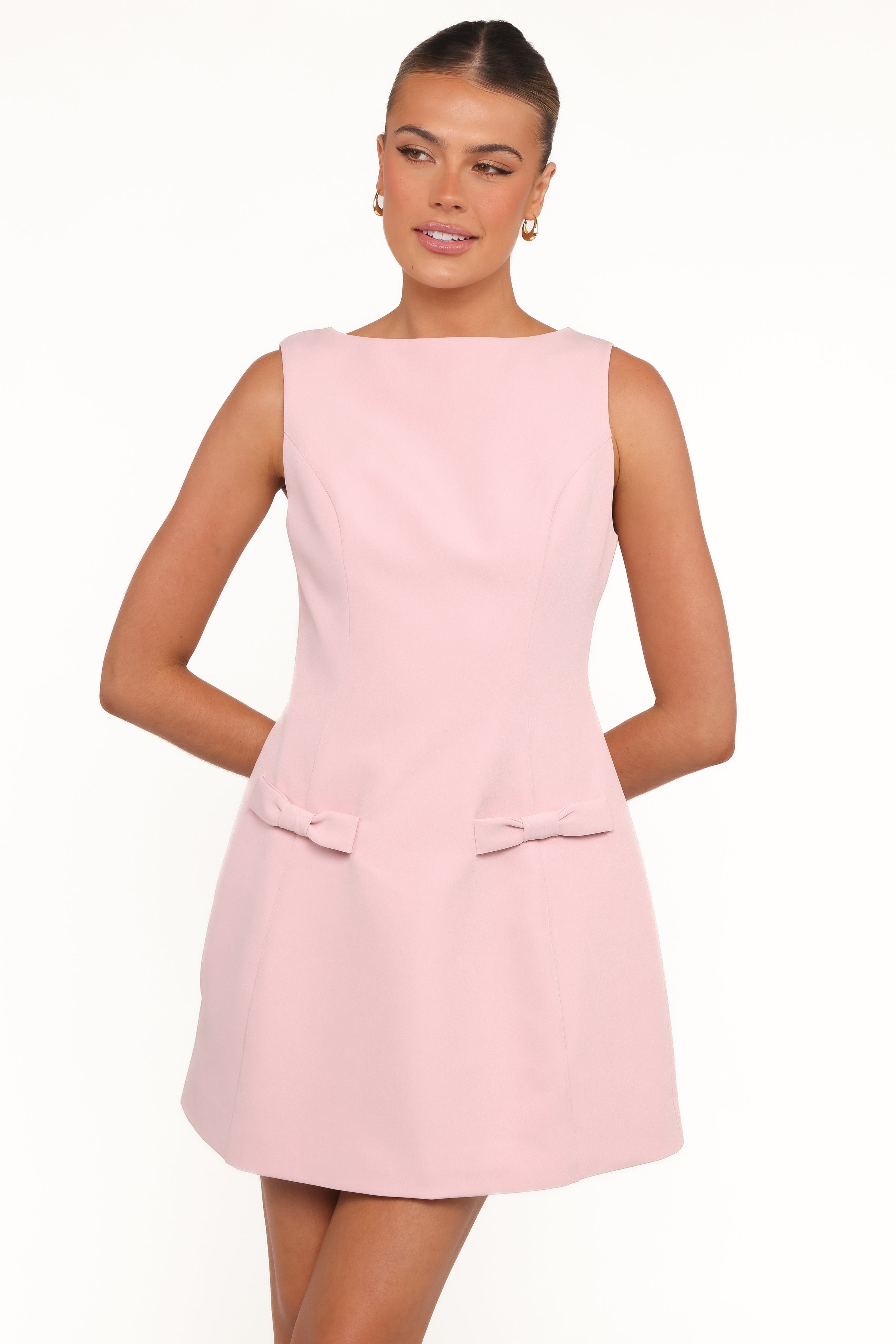 Lorne Sleeveless Mini Dress - Pink