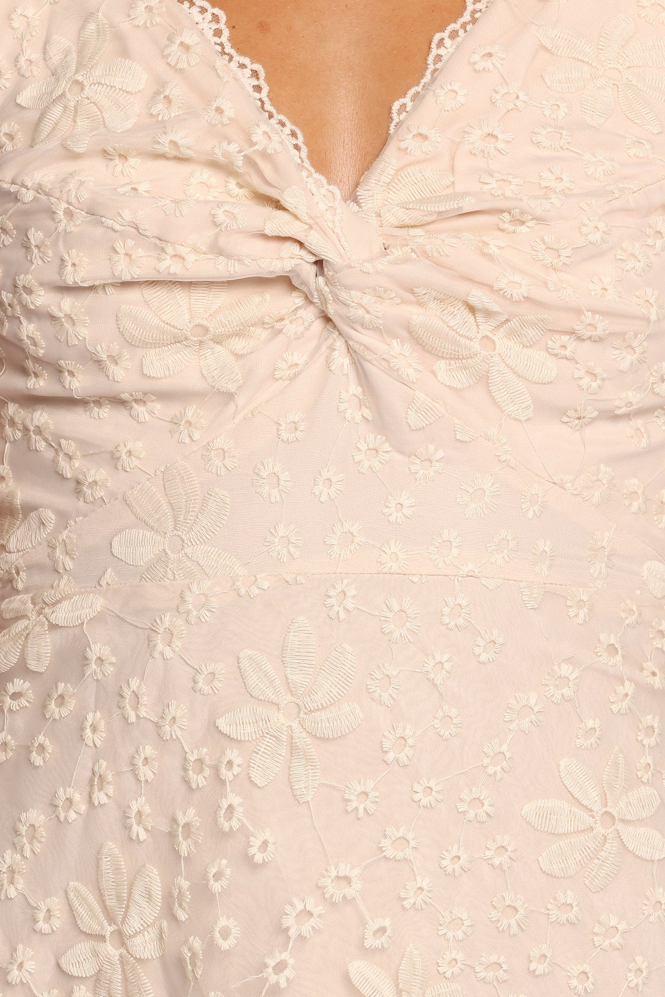 Louise Midi Dress - Cream