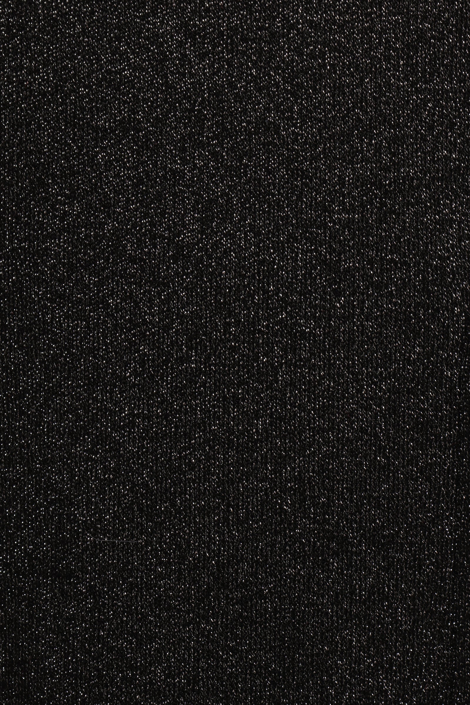 Tassie Cowlneck Lurex Shimmer Knit Sweater - Black