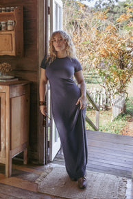 Lowell Knit Maxi Dress - Navy