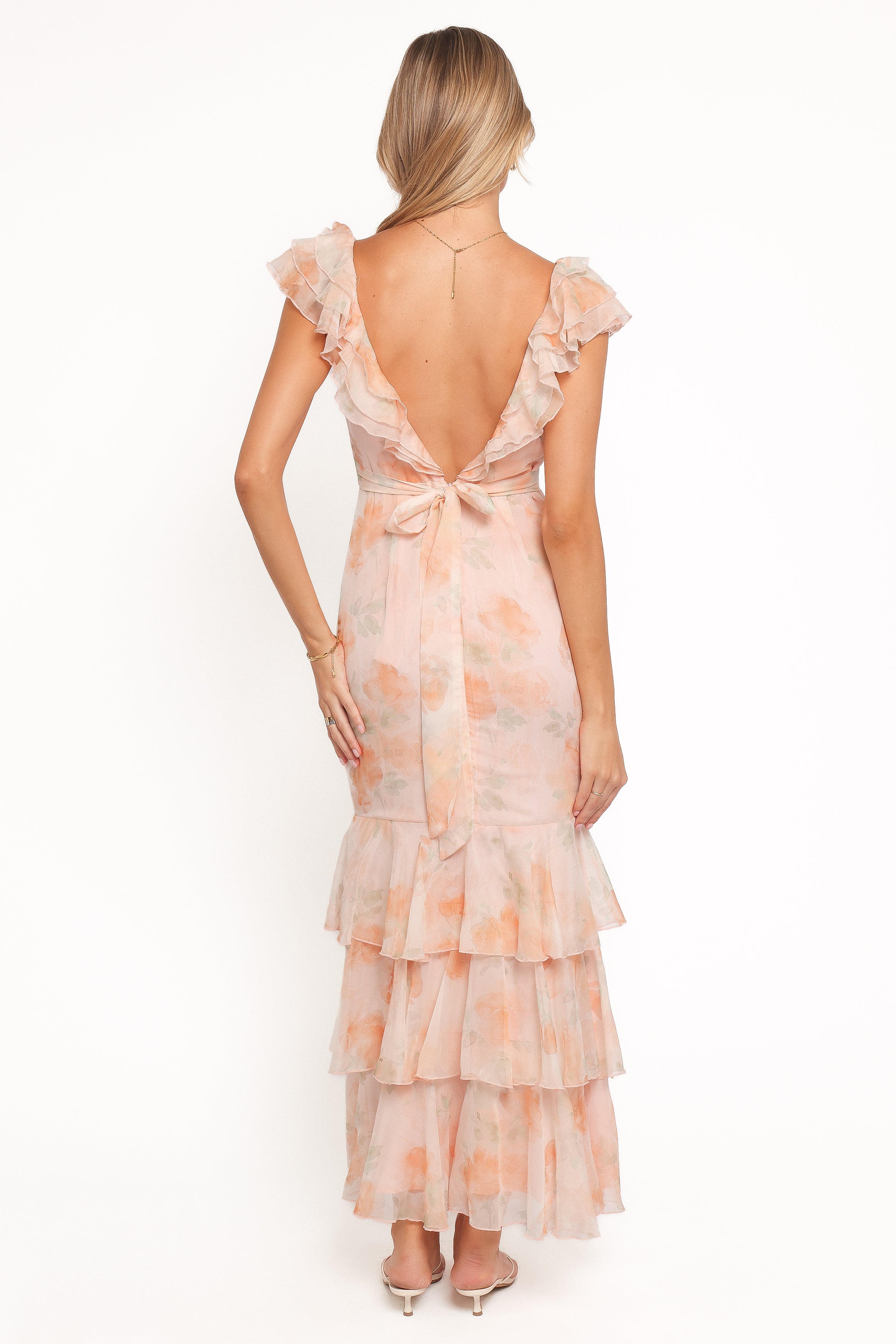 Lydia Maxi Dress - Pink Floral