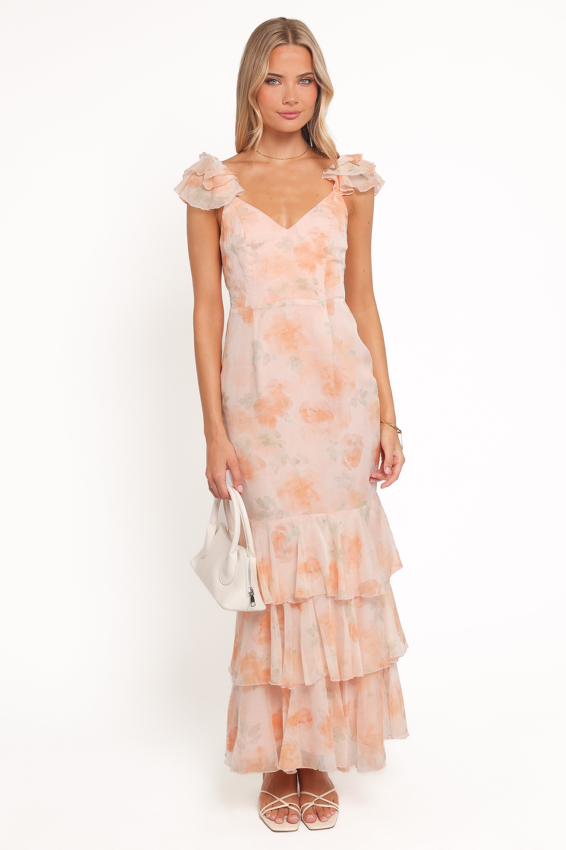 Lydia Maxi Dress - Pink Floral