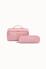 Mary Jayne Cosmetic Bag Set - Pink
