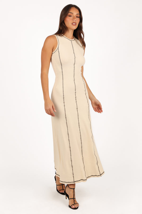 Mae Midi Dress - Cream