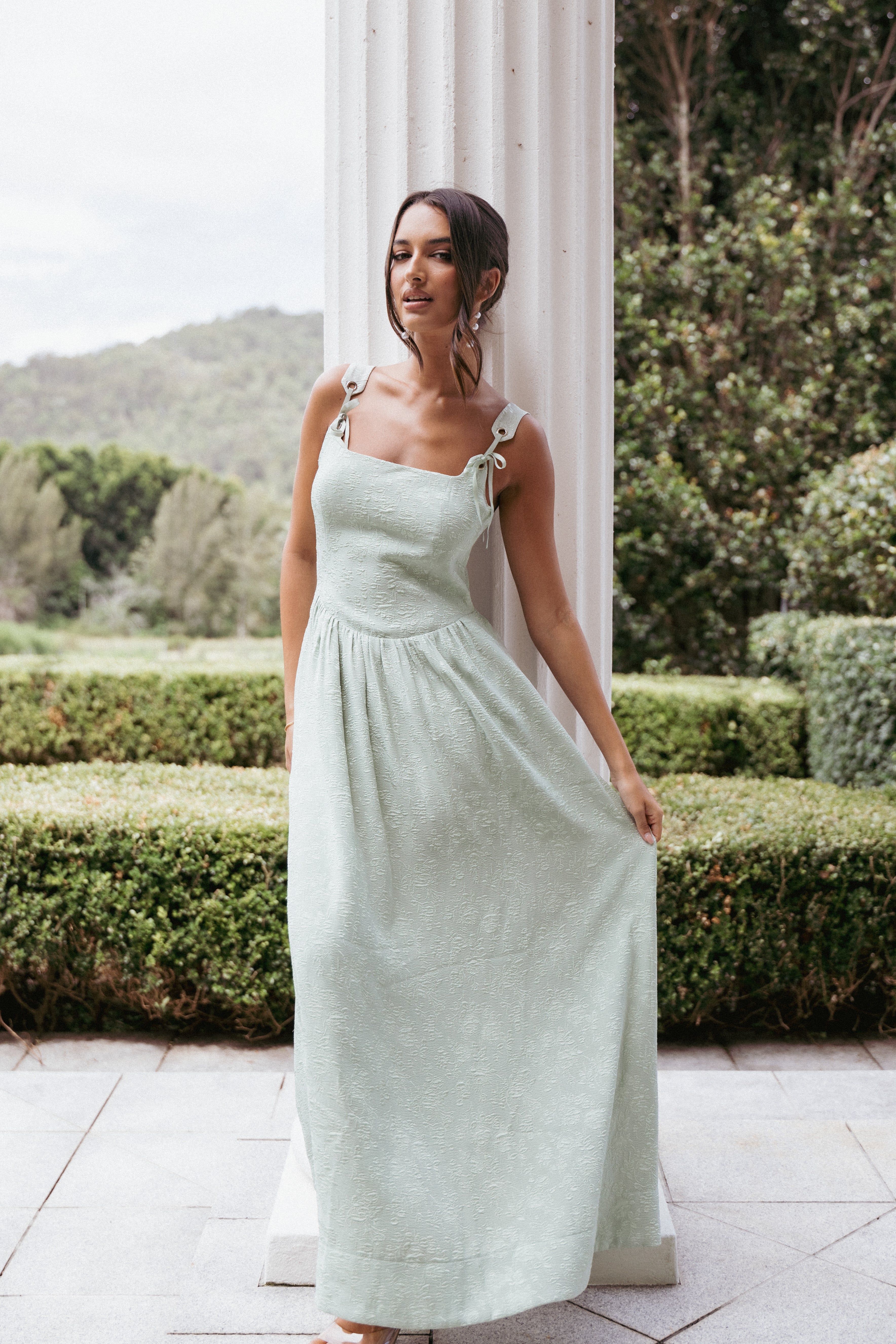 Marcelline Maxi Dress - Sage