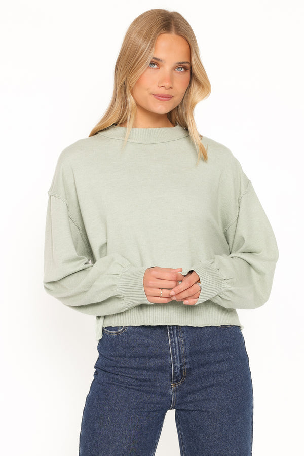 Marcia Sweater - Green Matcha