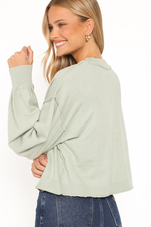 Marcia Sweater - Green Matcha