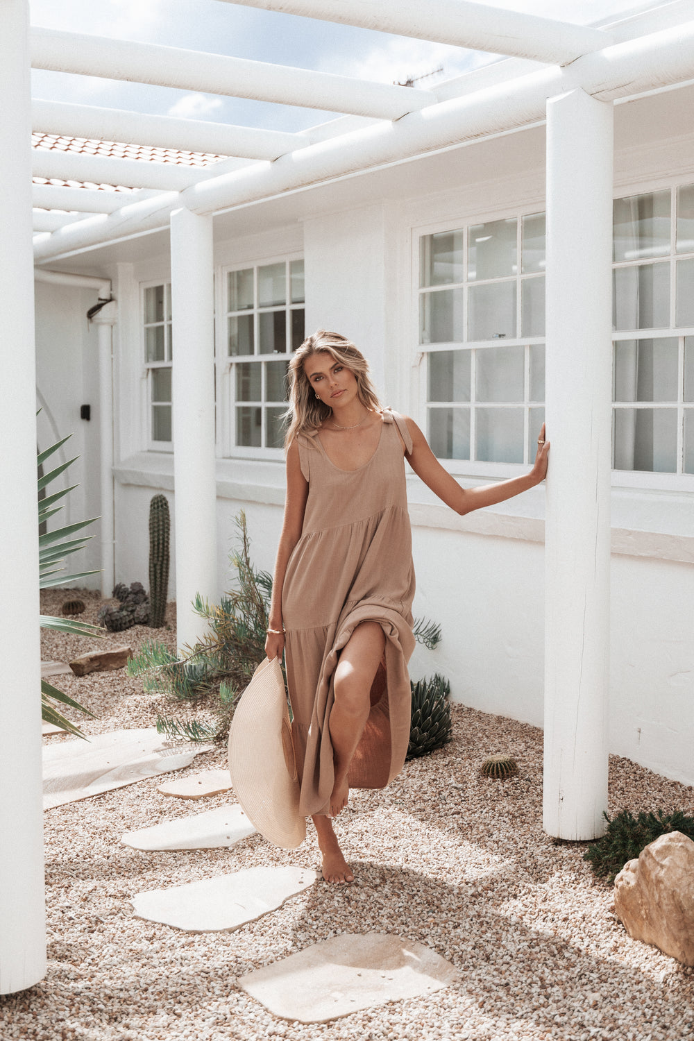 Collective Dress - Marcy Midi Dress - Mocha secondary image