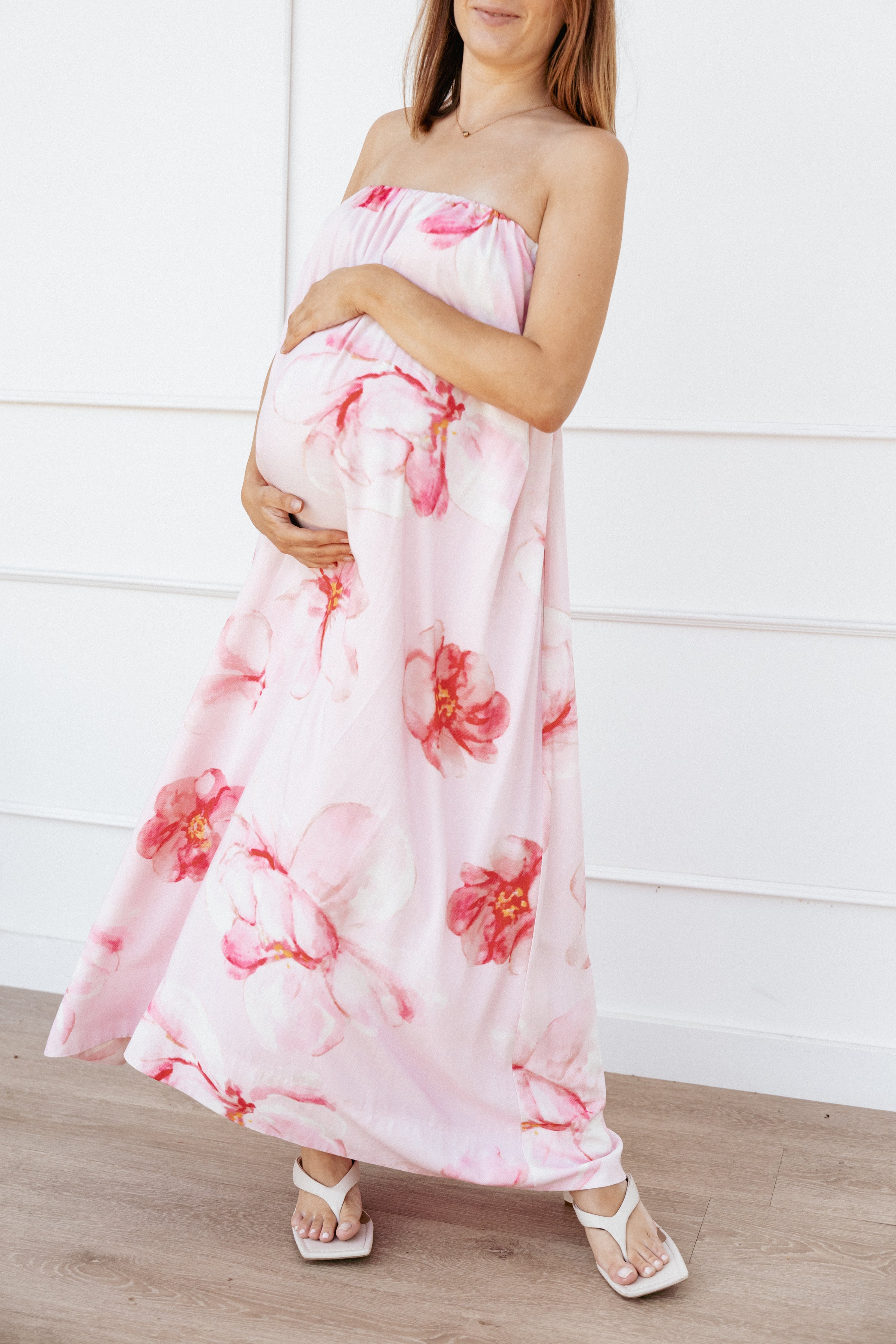 Margherita Maxi Dress - Pink Floral