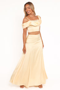 Marylin Skirt Set - Butter Yellow
