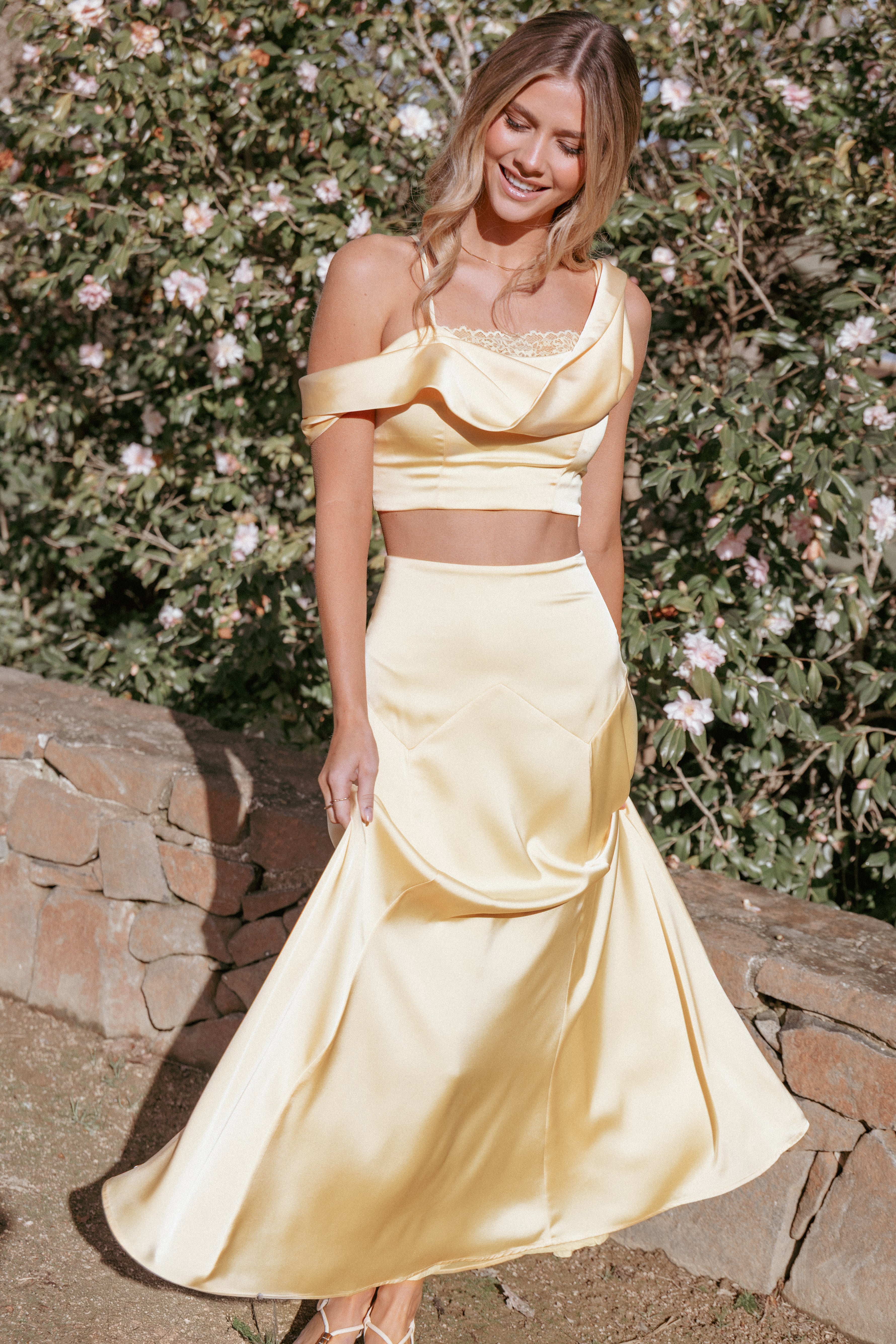 Marylin Skirt Set - Butter Yellow
