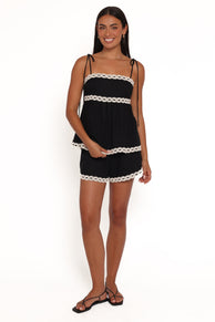 Mathilda Short Set - Black