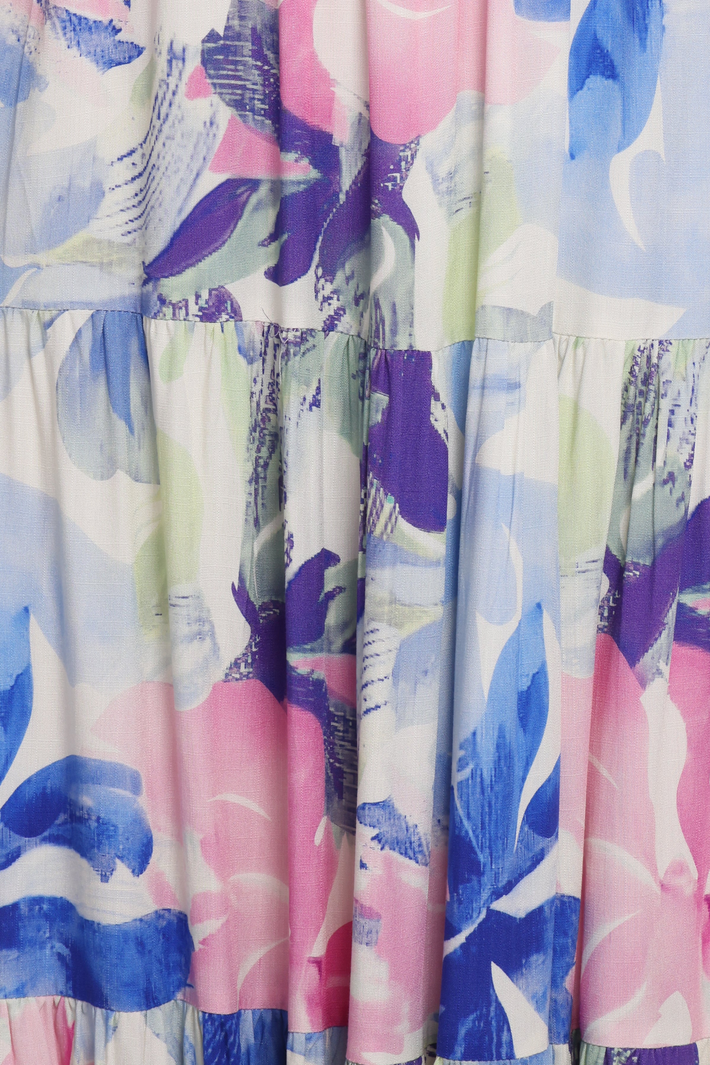 Matteah Maxi Dress - Blue Floral