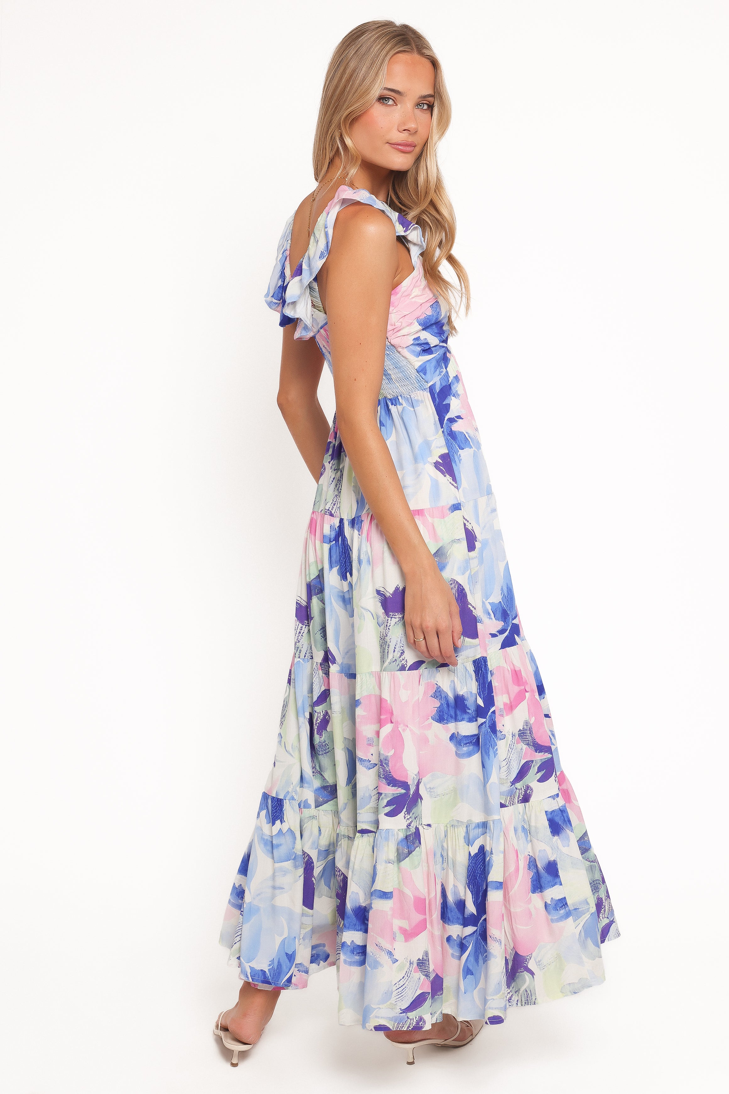Matteah Maxi Dress - Blue Floral