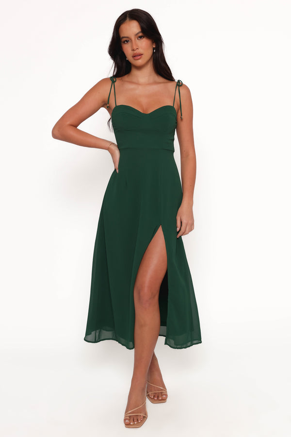 Meg Dress - Emerald