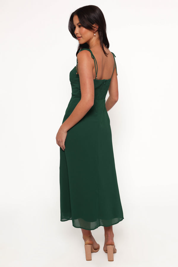 Meg Dress - Emerald