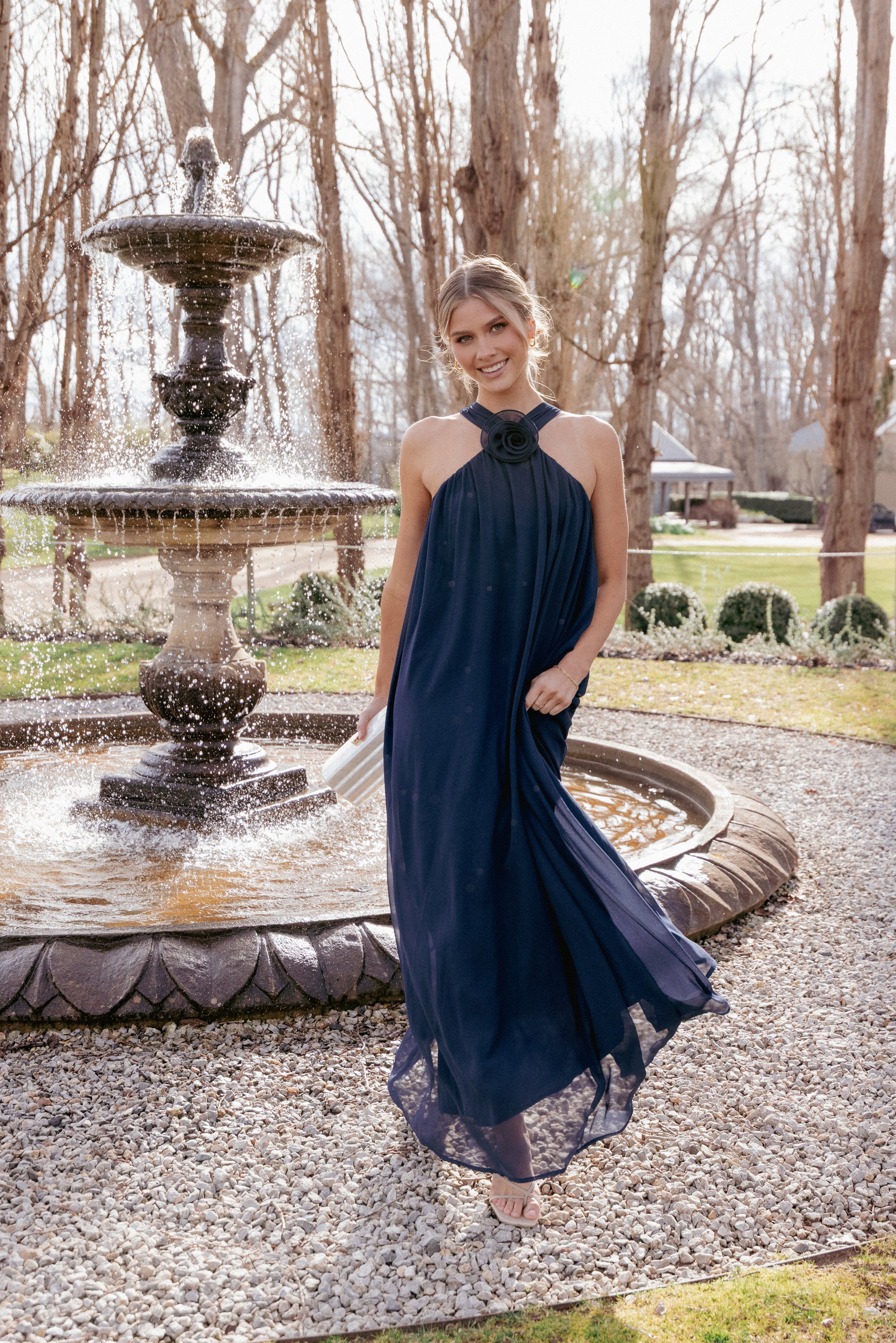 Melba Maxi Dress - Navy