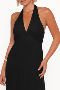Michelle Halterneck Dress - Black