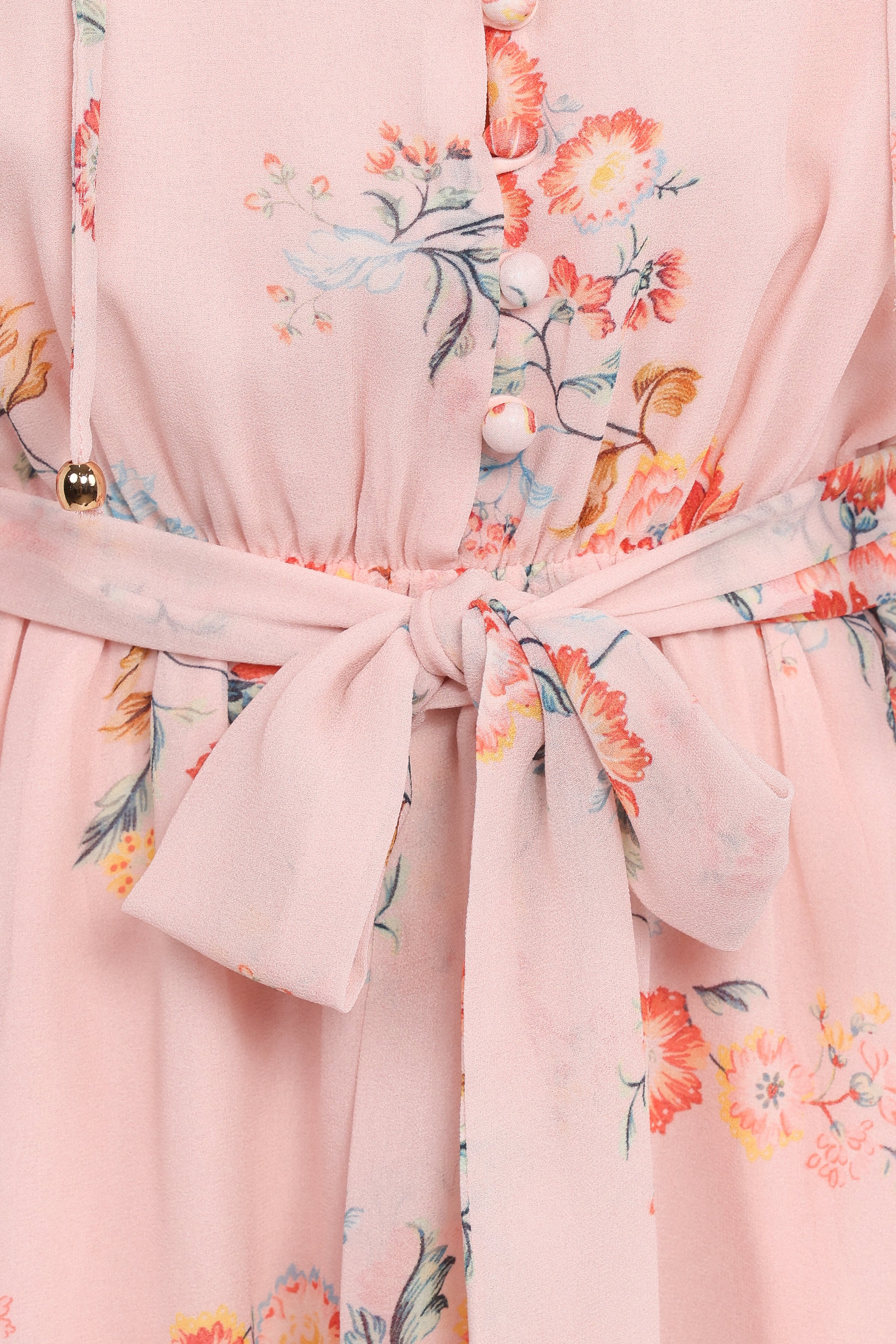 Michelle Playsuit - Paisley Peach