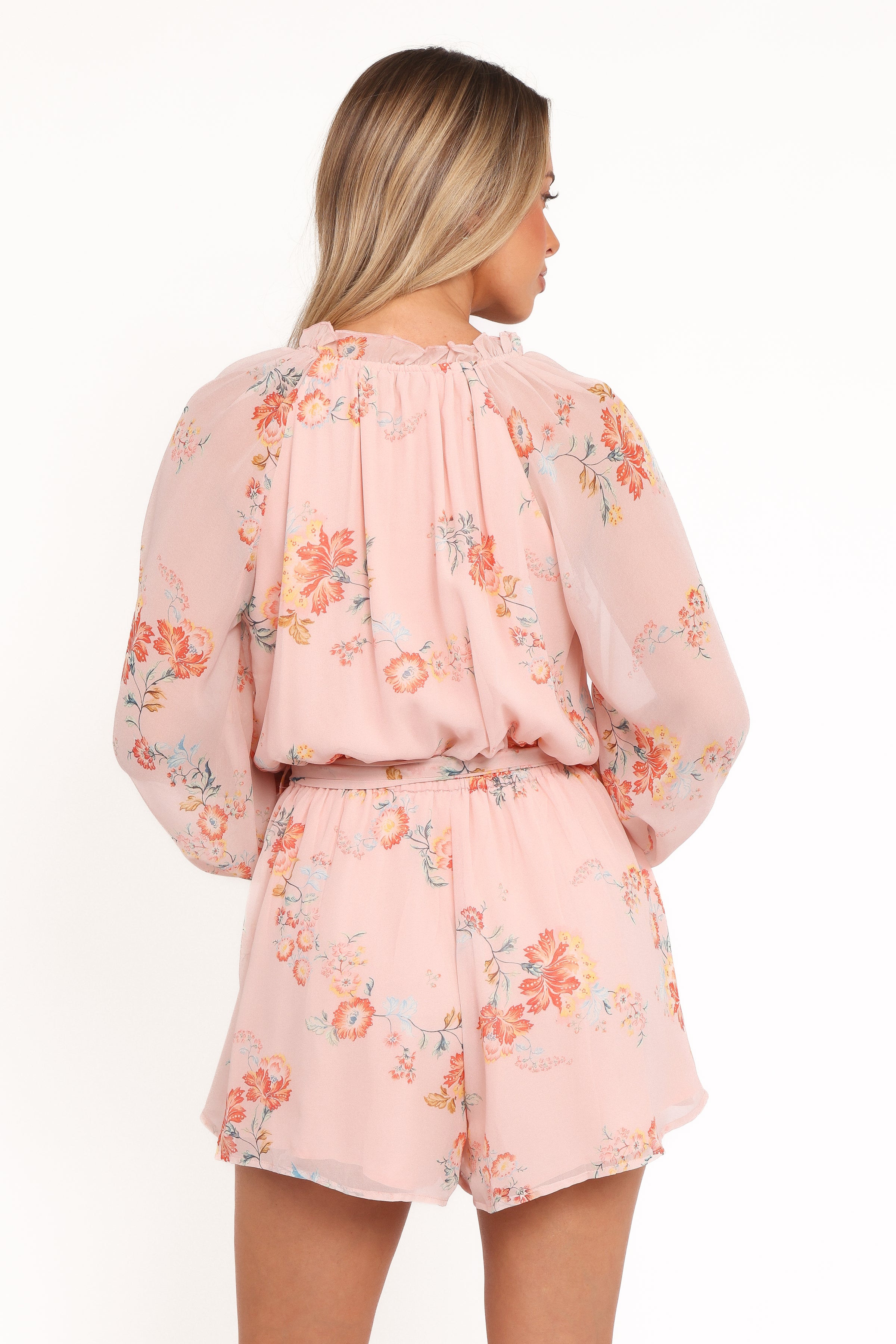 Michelle Playsuit - Paisley Peach