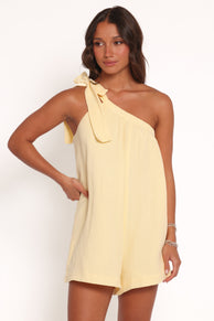 Miffy One Shoulder Playsuit - Yellow