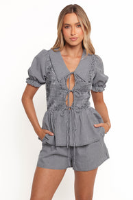 Mikae Playsuit - Gingham