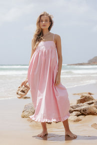Miuccia Maxi Dress - Pink