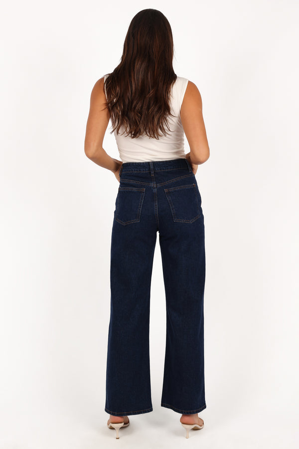 Monaco Wide Leg Jean - Indigo